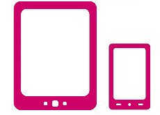 Icono tablet y móvil