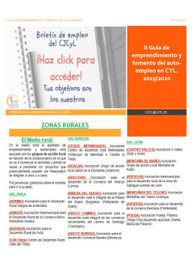 II Guía de emprendimiento y fomento del auto-empleo en CyL. 2019/2020