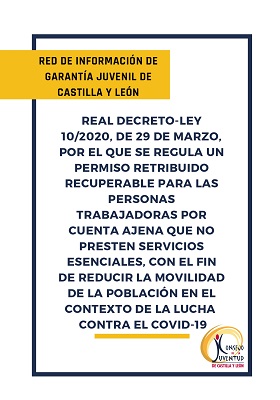 Información sobre el Permiso Retribuido Recuperable