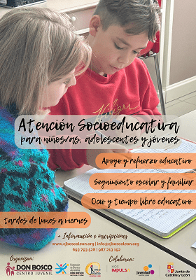 Atención socioeducativa para niñas, niños, adolescentes y jóvenes en riesgo