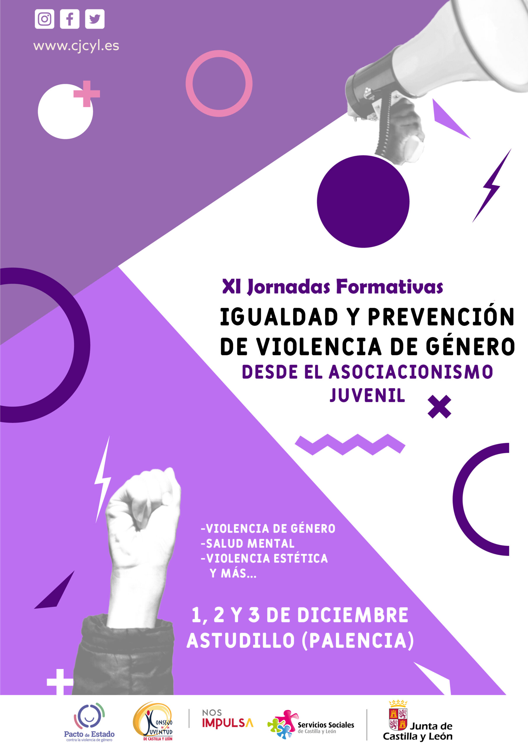 XI Jornadas Formativas de Igualdad y Prevención de Violencia de Género desde el Asociacionismo Juvenil