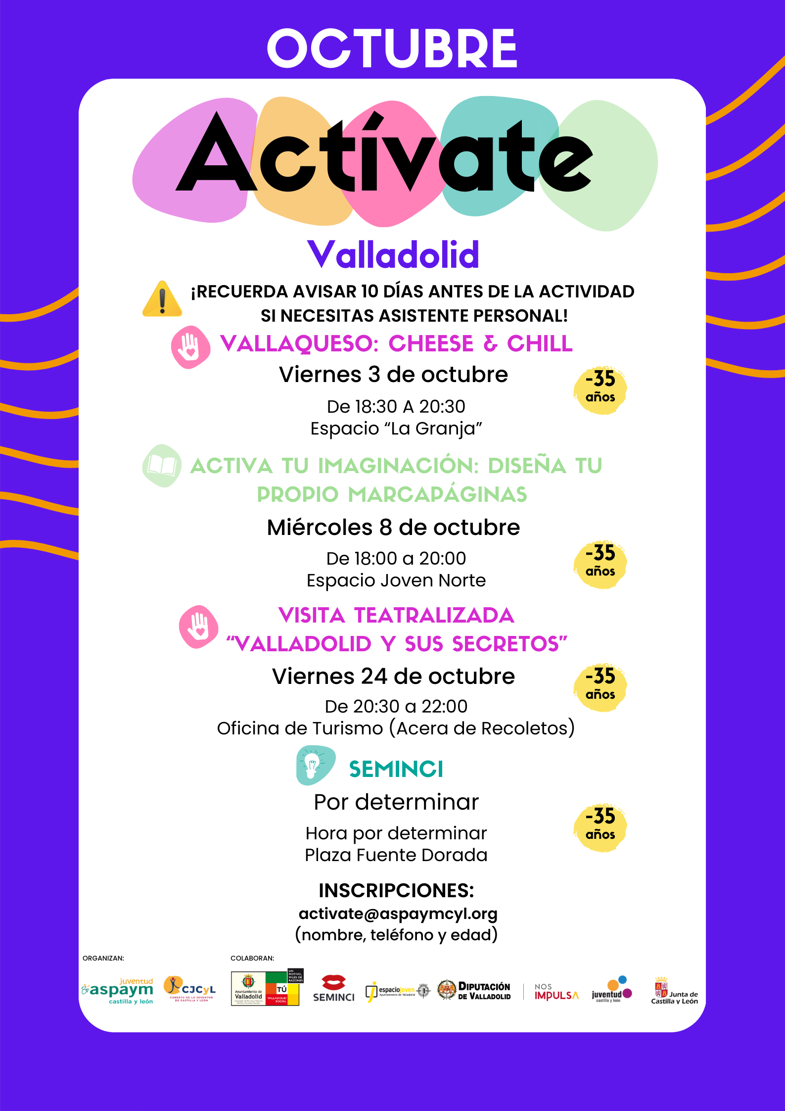 Actívate Octubre - Valladolid