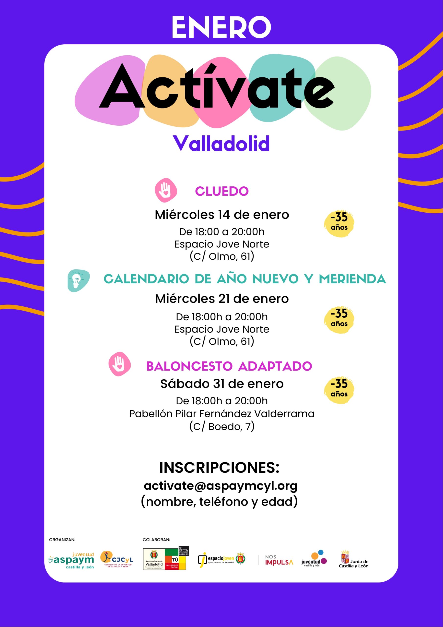 Actívate Valladolid - Enero