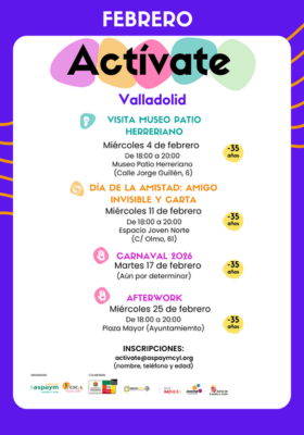 Actívate Valladolid - Febrero